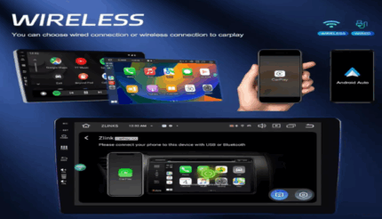 หน้าจอรถยนต์ Android 9 นิ้ว 10 นิ้วไร้สาย