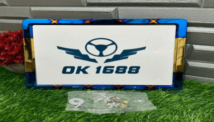 กรอบป้ายรถยนต์ ลาย H