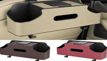 ตะขอแขวนออกแบบพาร์ทิชันที่วางแก้วเครื่องดื่มในรถยนต์